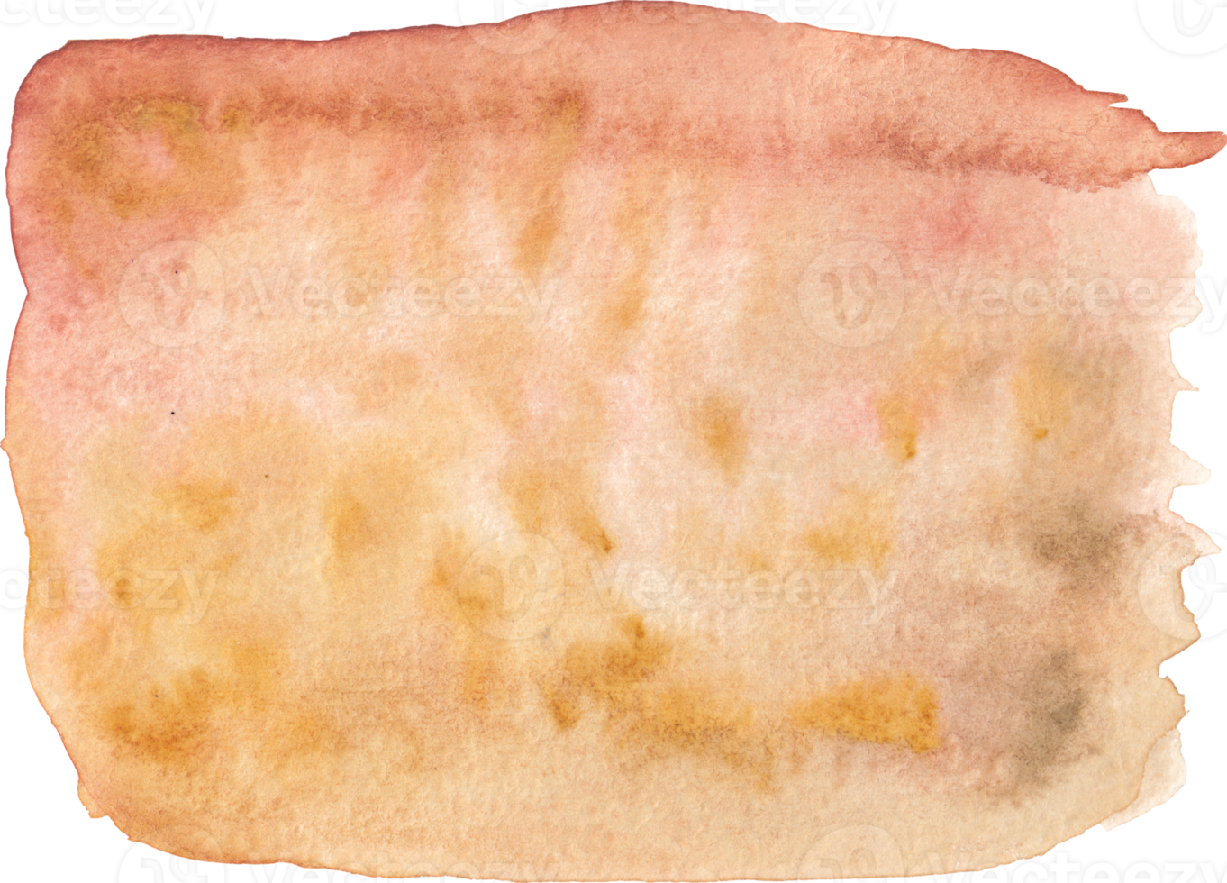 Watercolor brown abstract boho background png