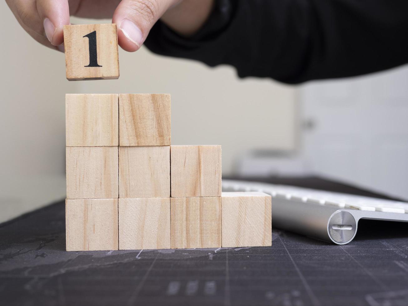 Business concept growth success process. photo