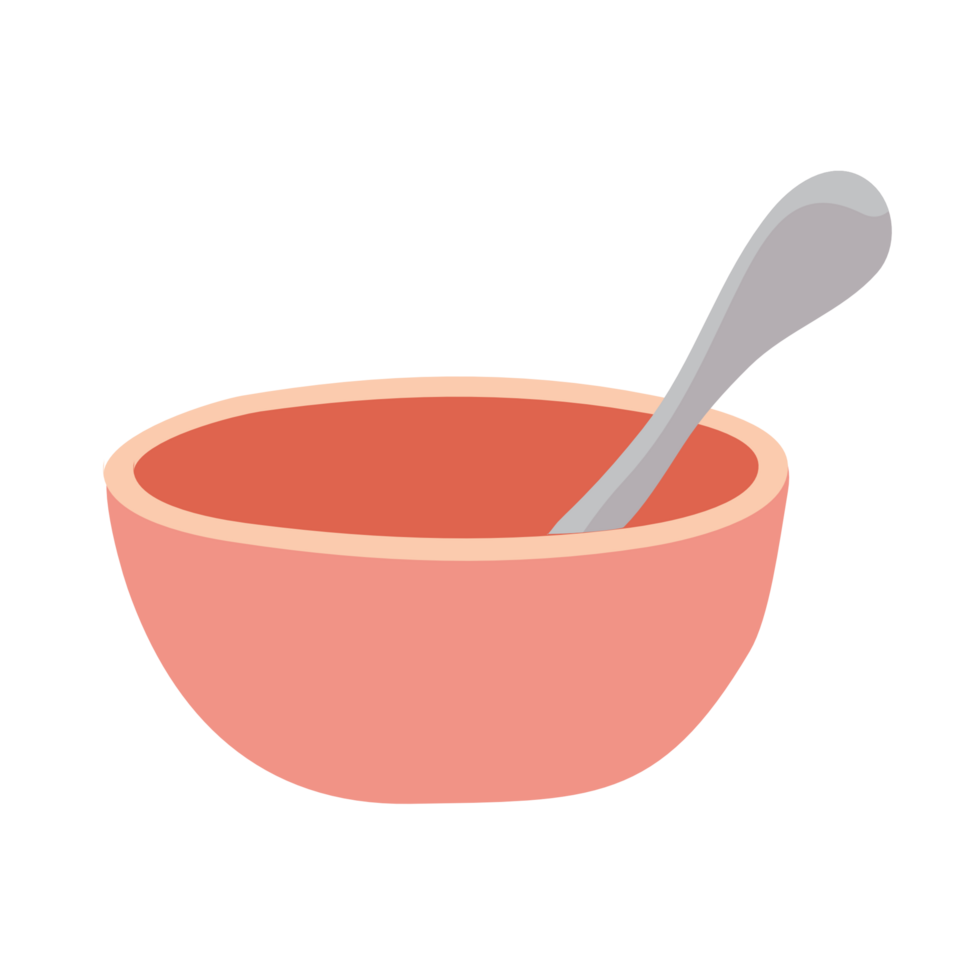 a bowl cute cartoon PNG file