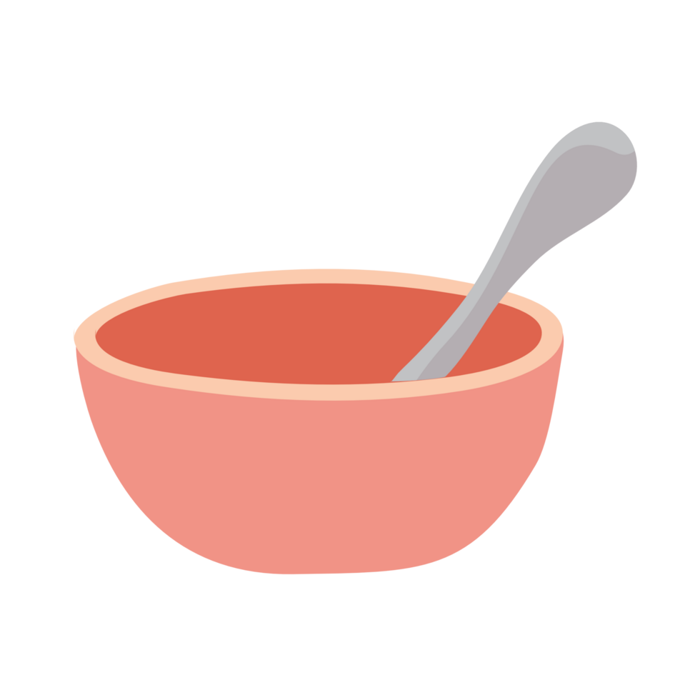 a bowl cute cartoon PNG file