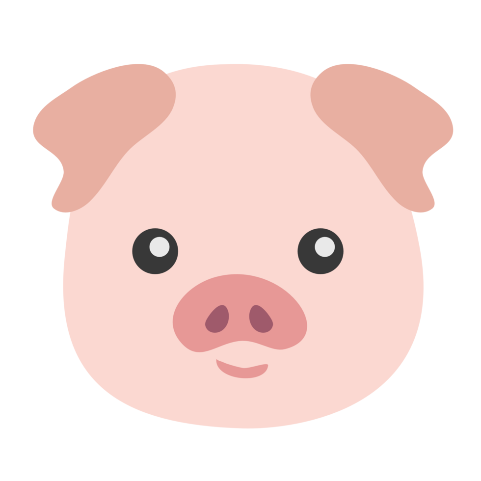 pig cartoon cute animal PNG file