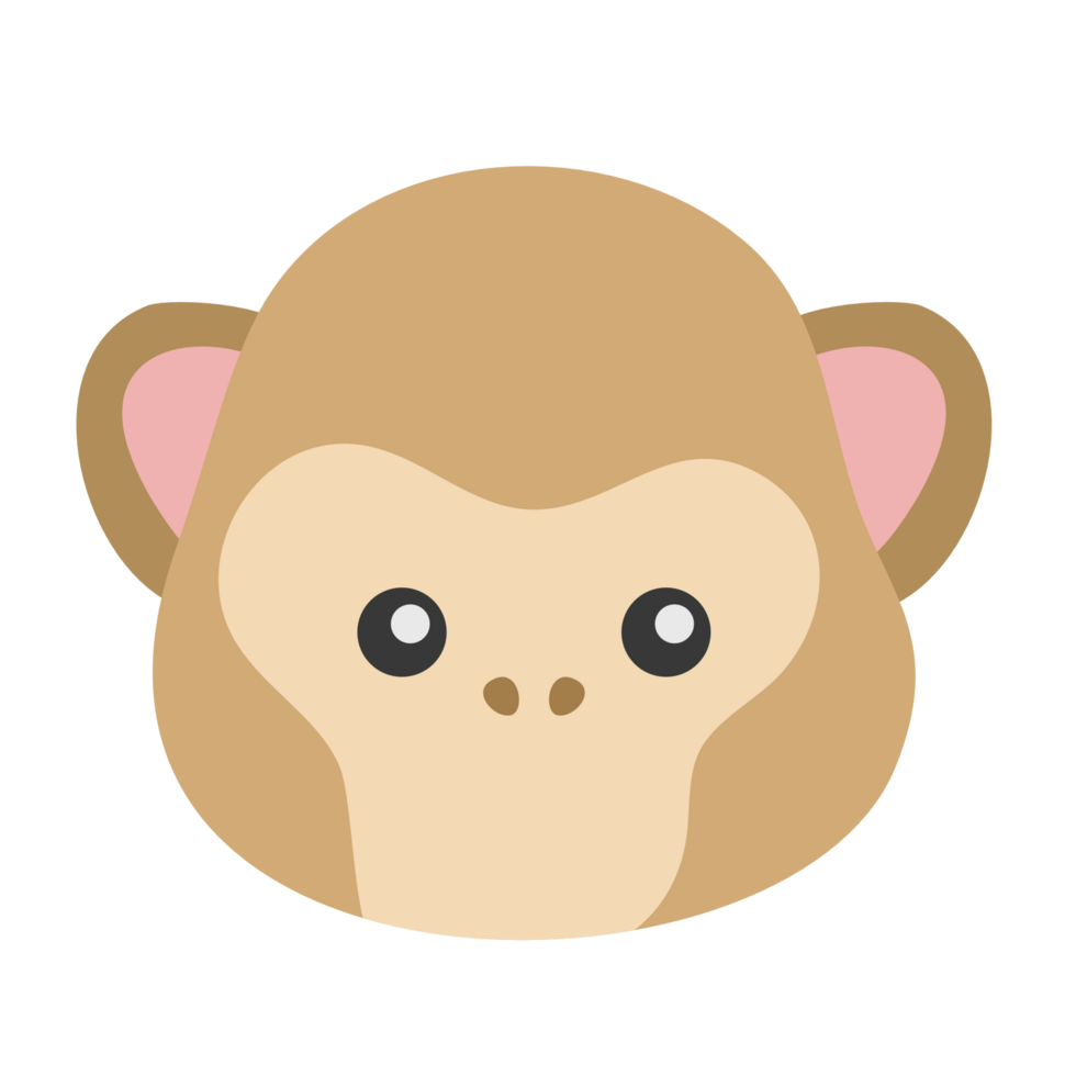 Affe Cartoon niedliches Tier Png-Datei png