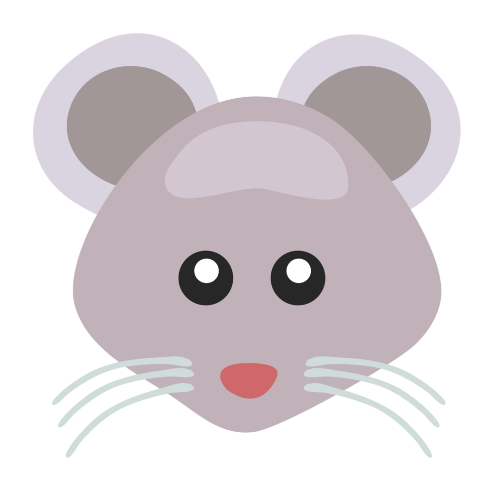 file png animale carino ratto cartone animato