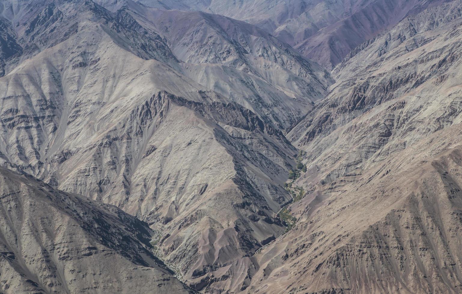 Mountain range, Leh, Ladakh, India photo