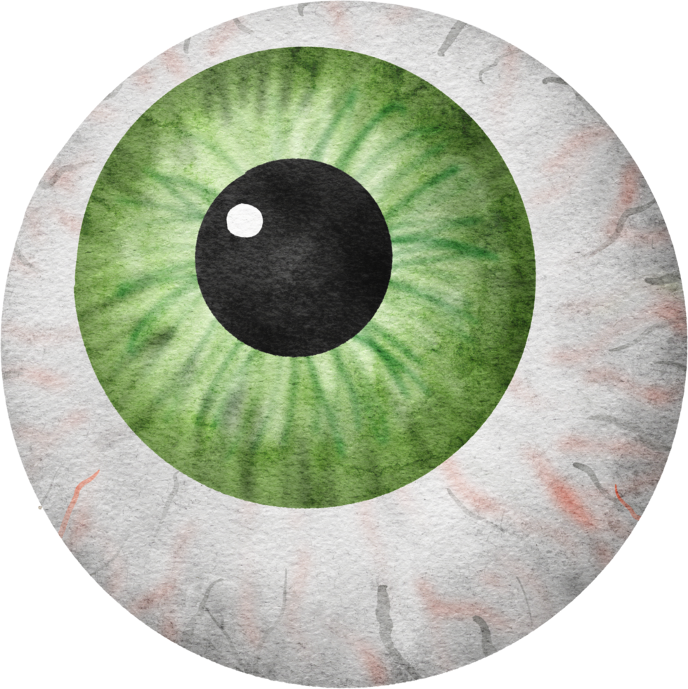 Free Creepy Eye Halloween Watercolor 9638507 PNG with Transparent