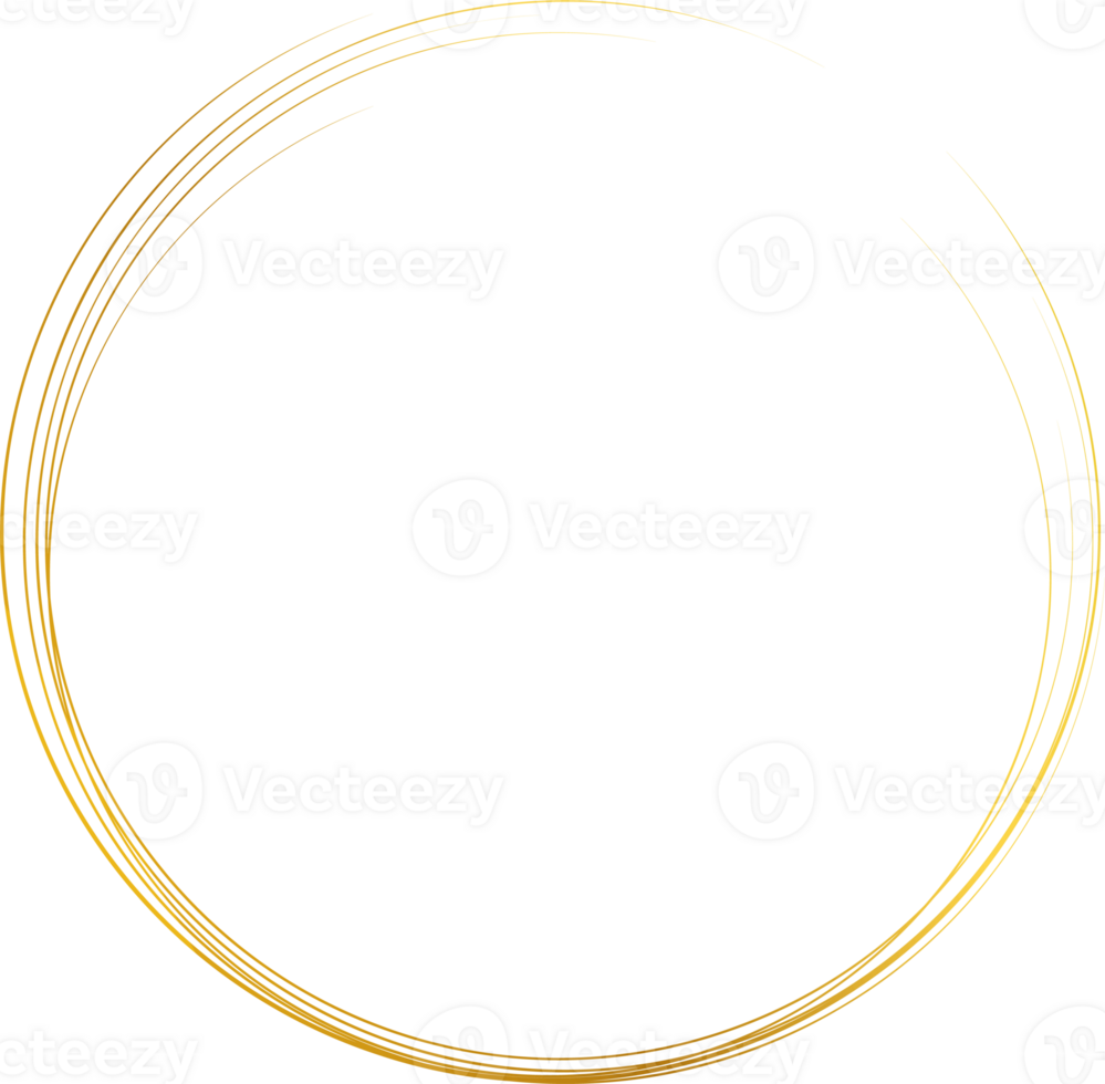 bordo geometrico della struttura dell'oro di nozze di lusso png