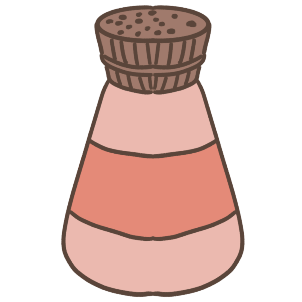 Pink Saltshaker Clipart png