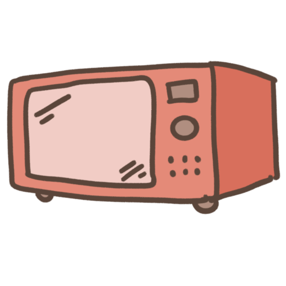 four à micro-ondes clipart png