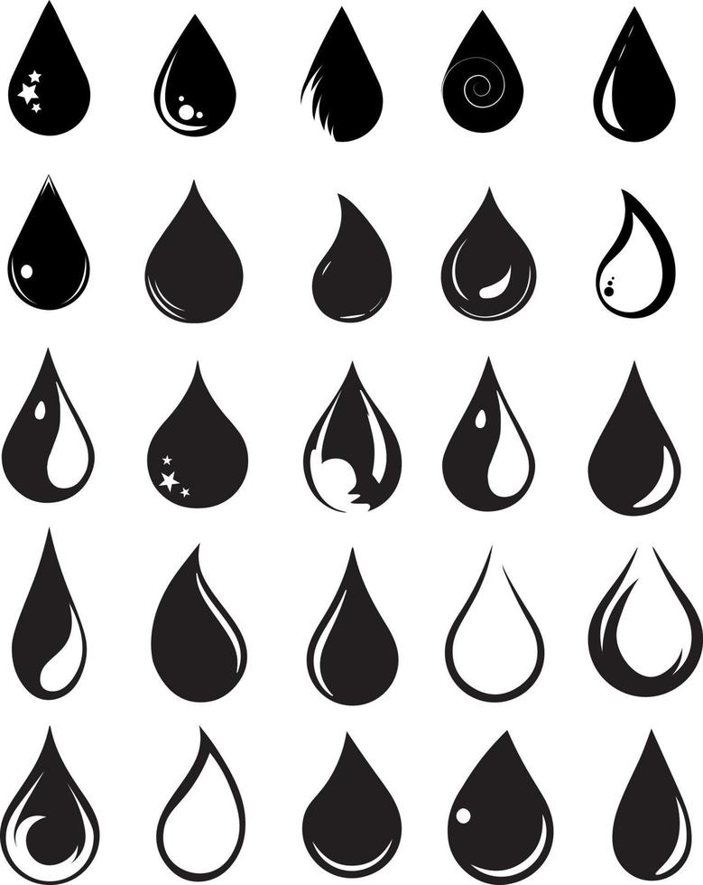 Drops of Set vector