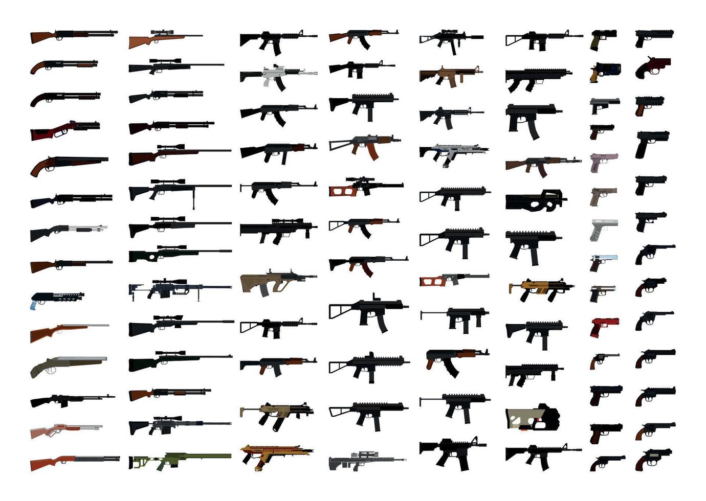 colección de armas de fuego realistas 9639742 Vector en Vecteezy colección de armas de fuego realistas 9639742 Vector en Vecteezy