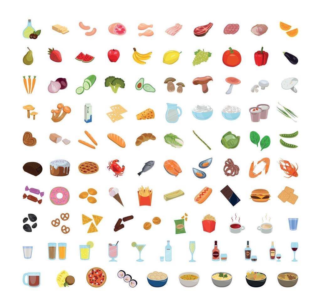 Set of Food vector