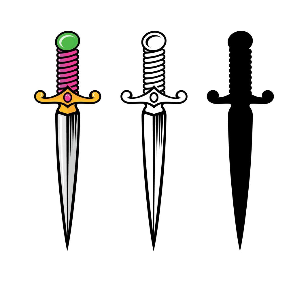 Collection of Knives vector