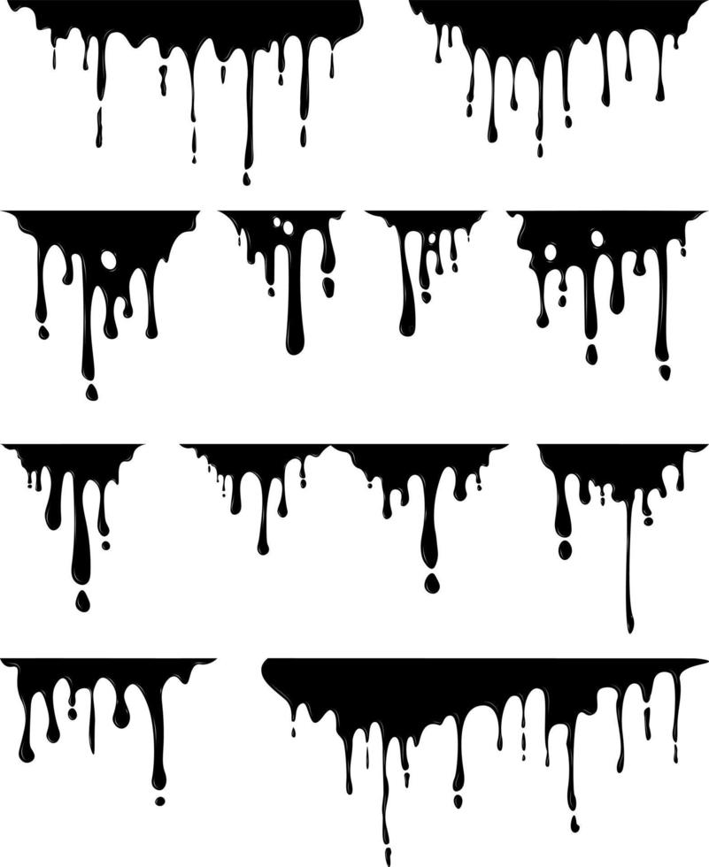 Paint of Drips vector