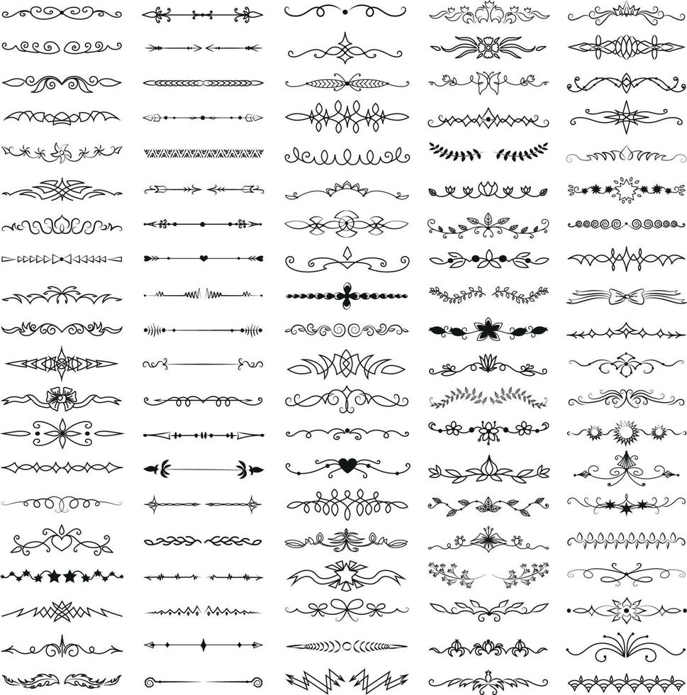 Collection of Ornaments vector