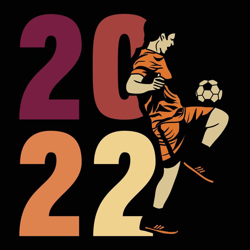 Football t shirt design vector