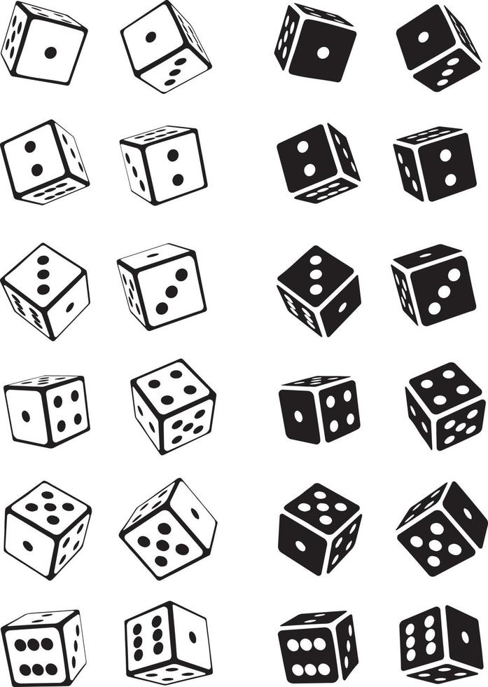 Dice of Collection vector