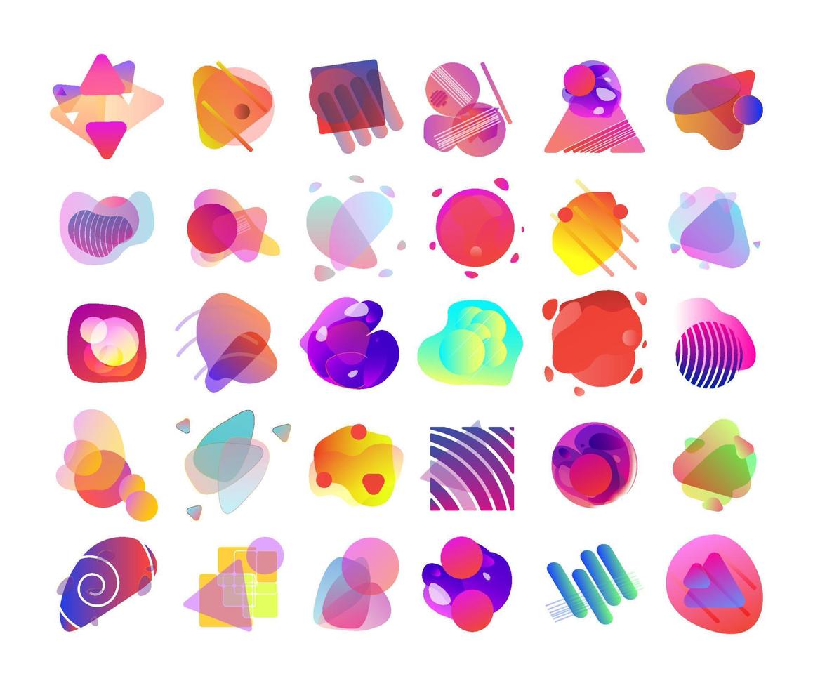 Abstract Shapes Collection vector