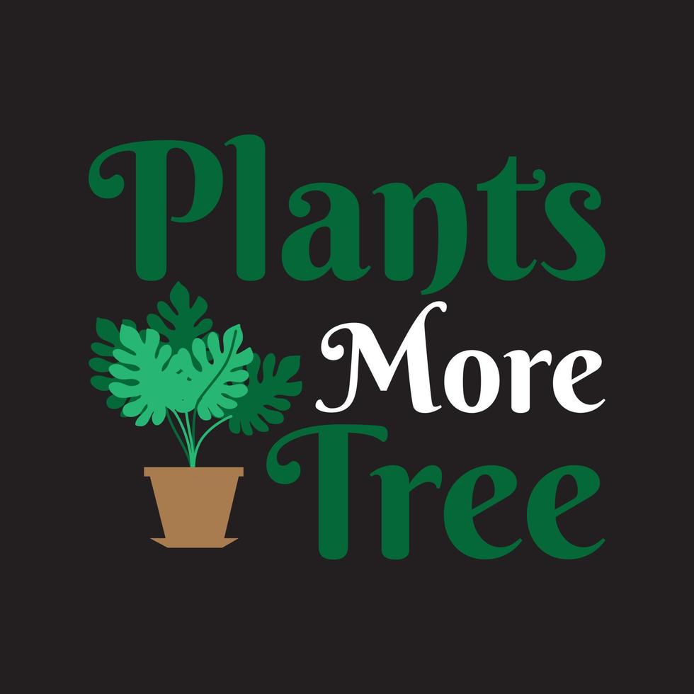 Tree planting t shirt design vector