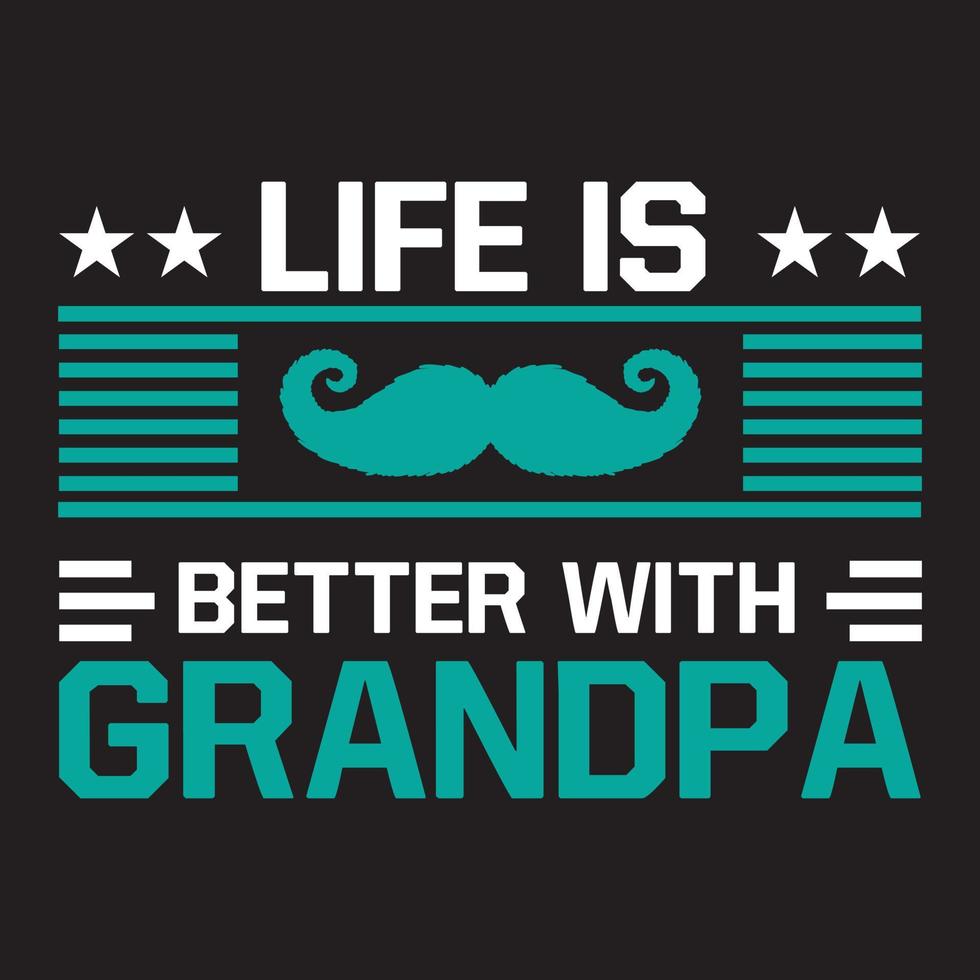 Grandpa t shirt design vector