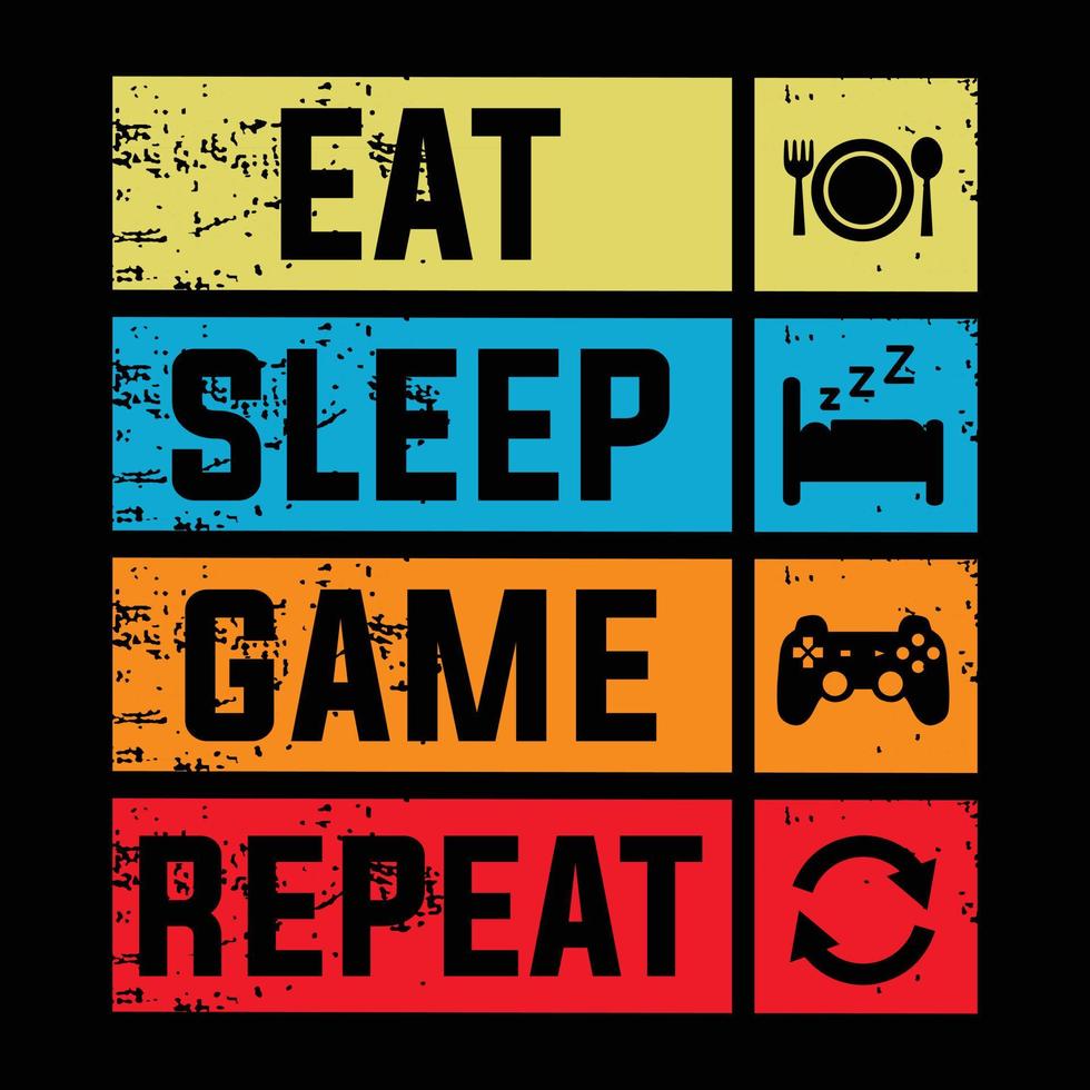 Gaming t shirt design vector