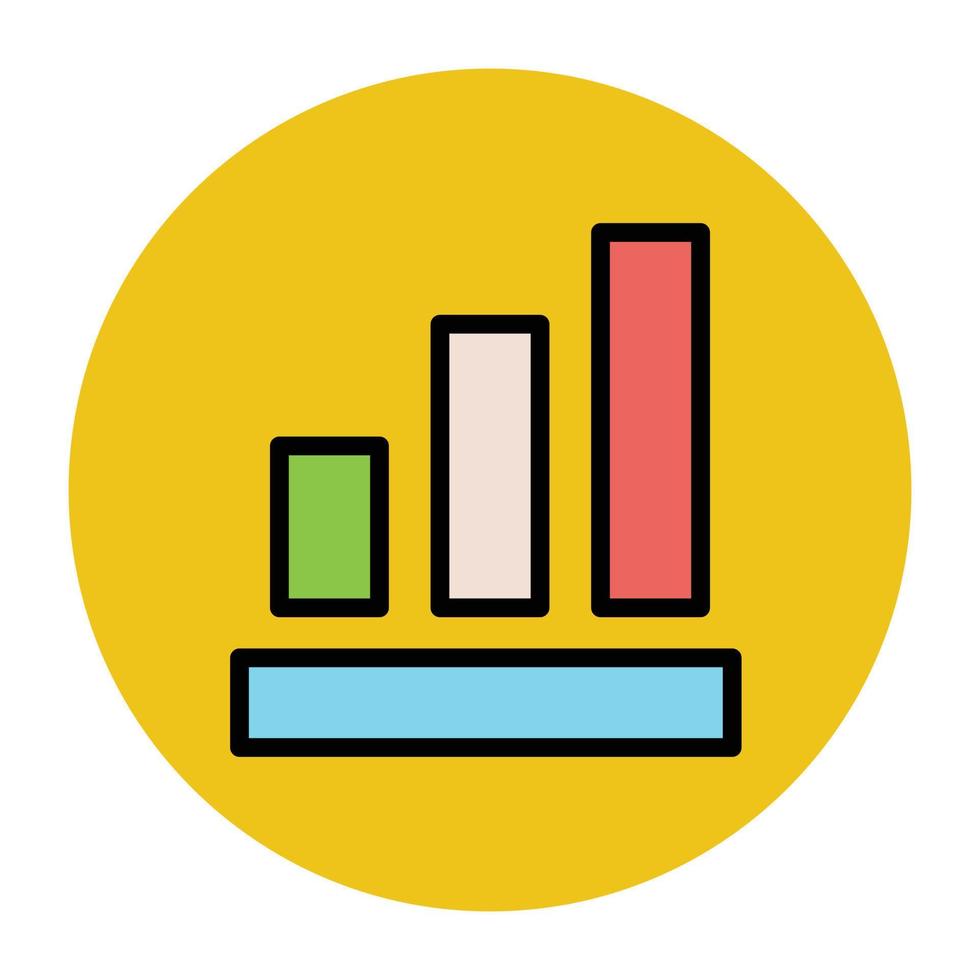 Bar Graph Concepts vector