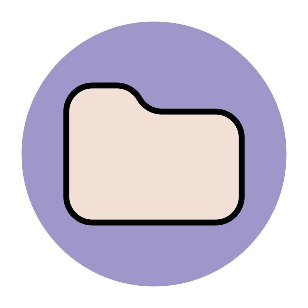 Trendy Folder Concepts vector