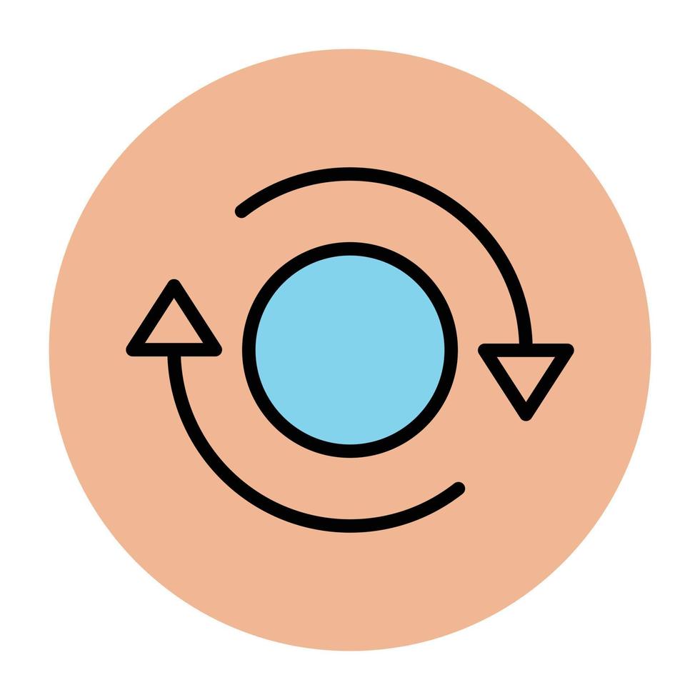 Trendy Refresh Concepts vector