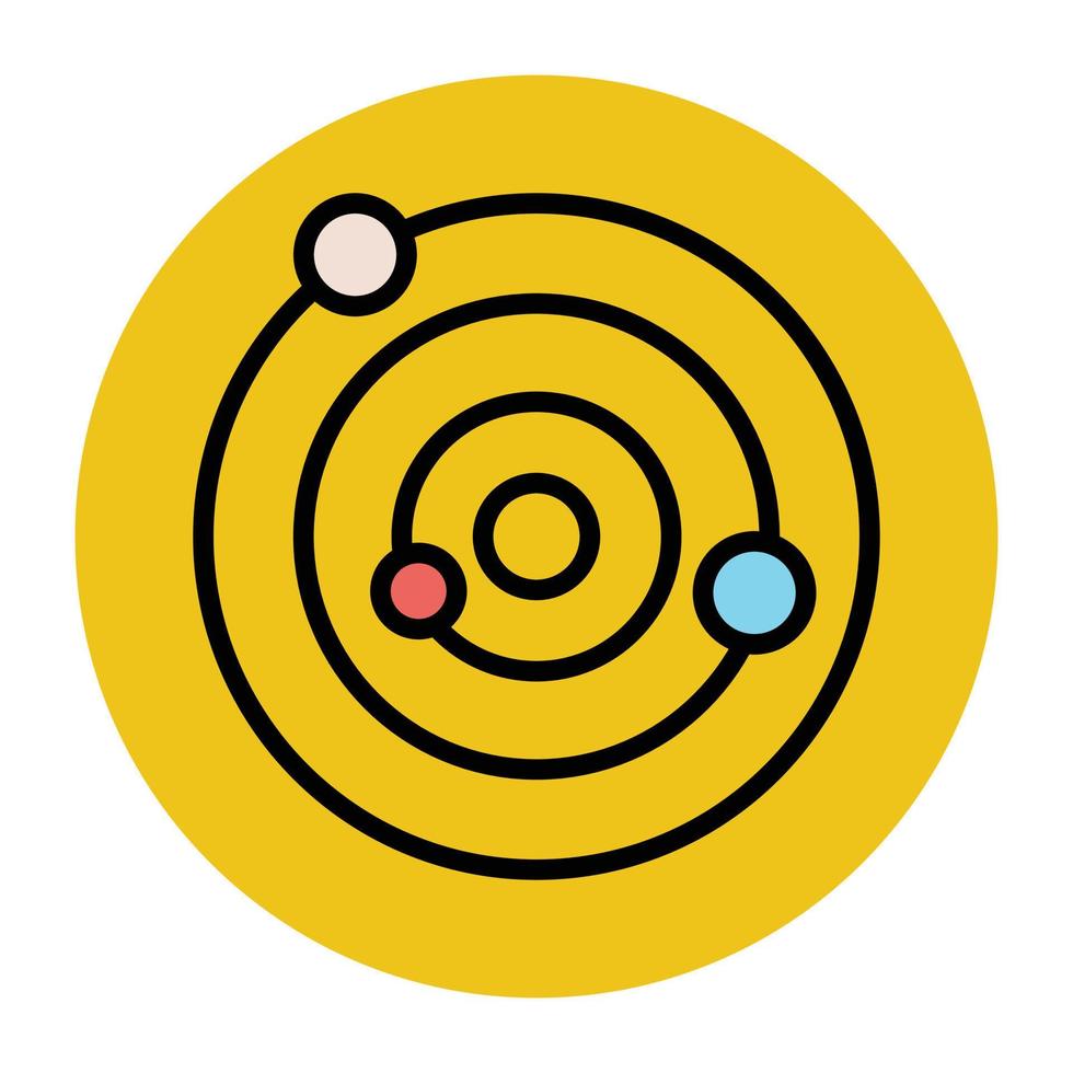 Trendy Orbit Concepts vector