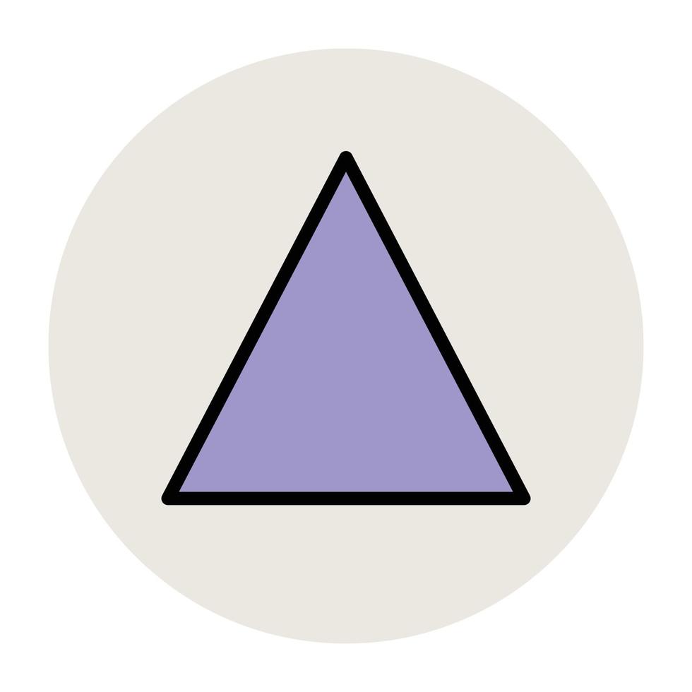 Trendy Triangle Concepts vector