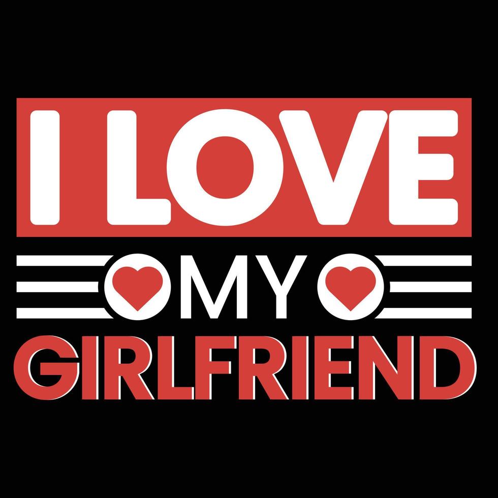 Girlfriend t shirt design vector