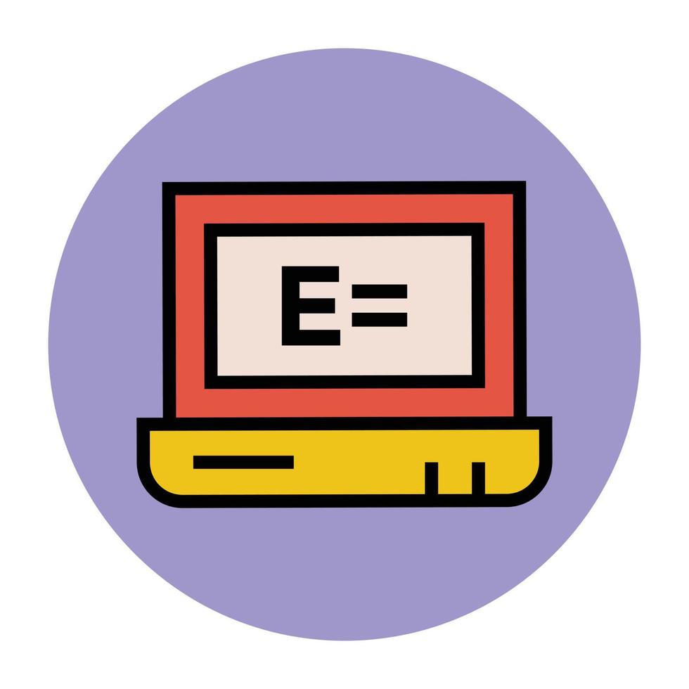 Trendy Laptop Concepts vector