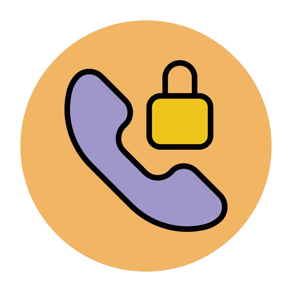 Secure Call Concepts vector