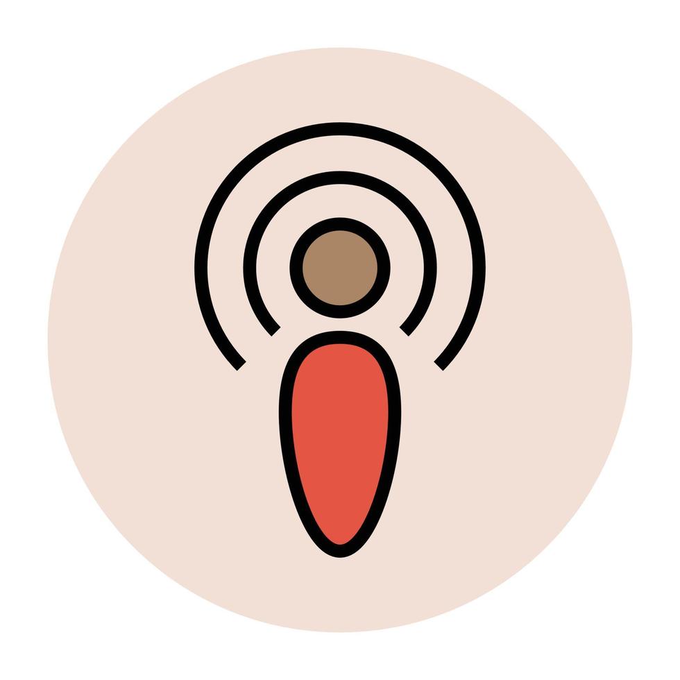 Trendy Hotspot Concepts vector