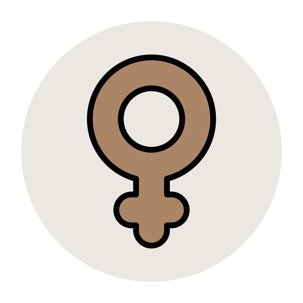 Trendy Gender Concepts vector