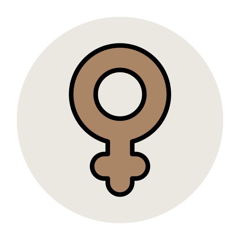 Trendy Gender Concepts vector