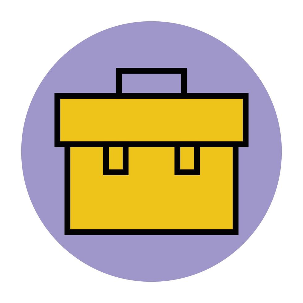 Trendy Briefcase Concepts vector