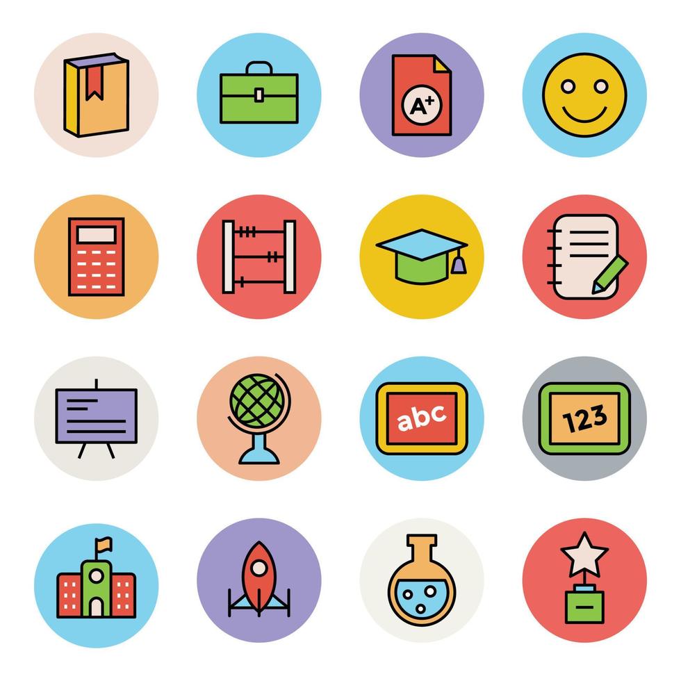 Trendy Writing Concepts vector