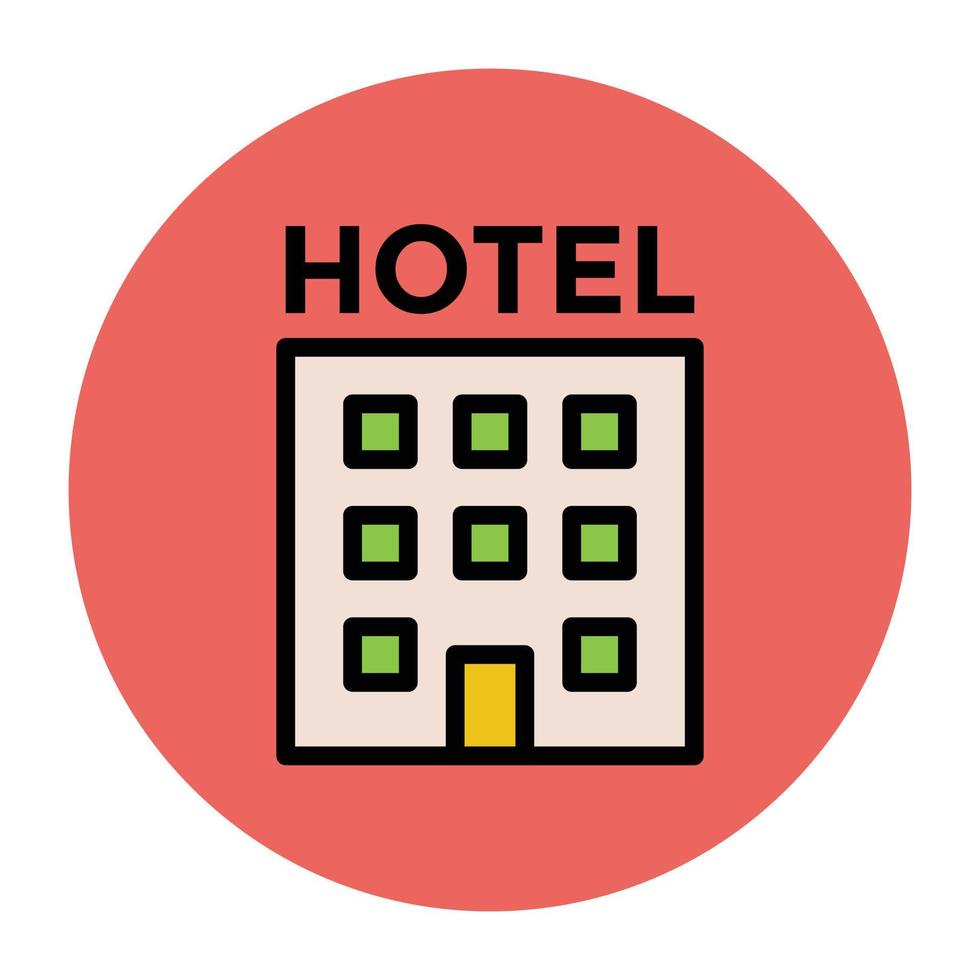 Trendy Hotel Concepts vector