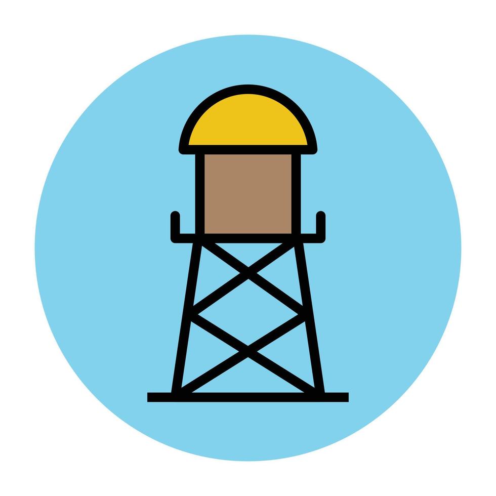 Trendy Electric Tower vector