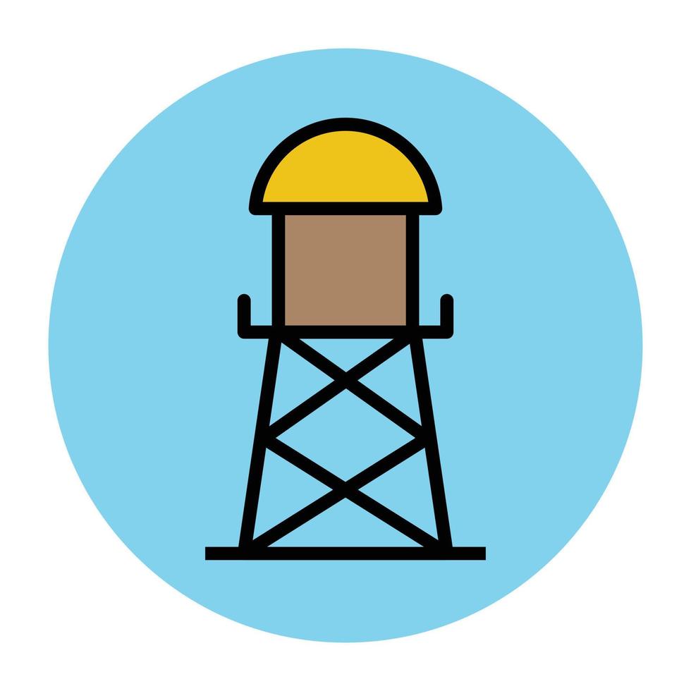 Trendy Electric Tower vector