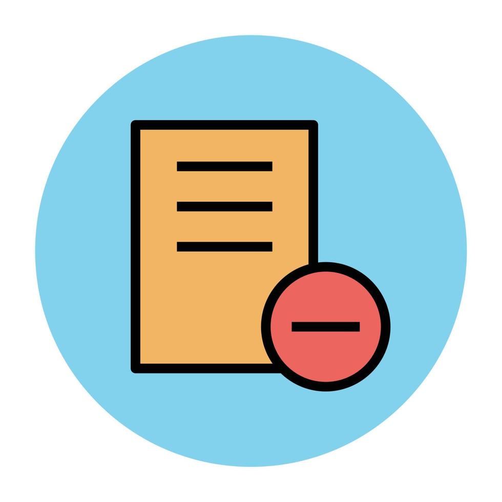 Delete File Concepts vector