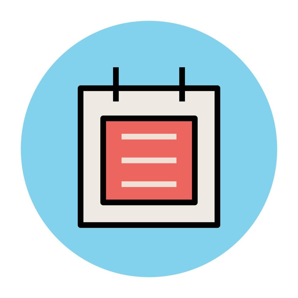 Trendy Notepad Concepts vector
