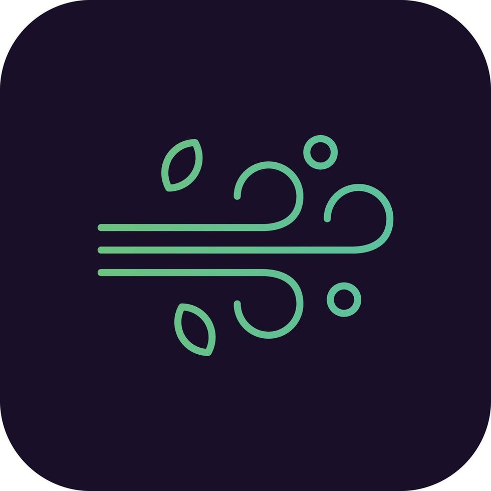 Wind Gradient Icon vector