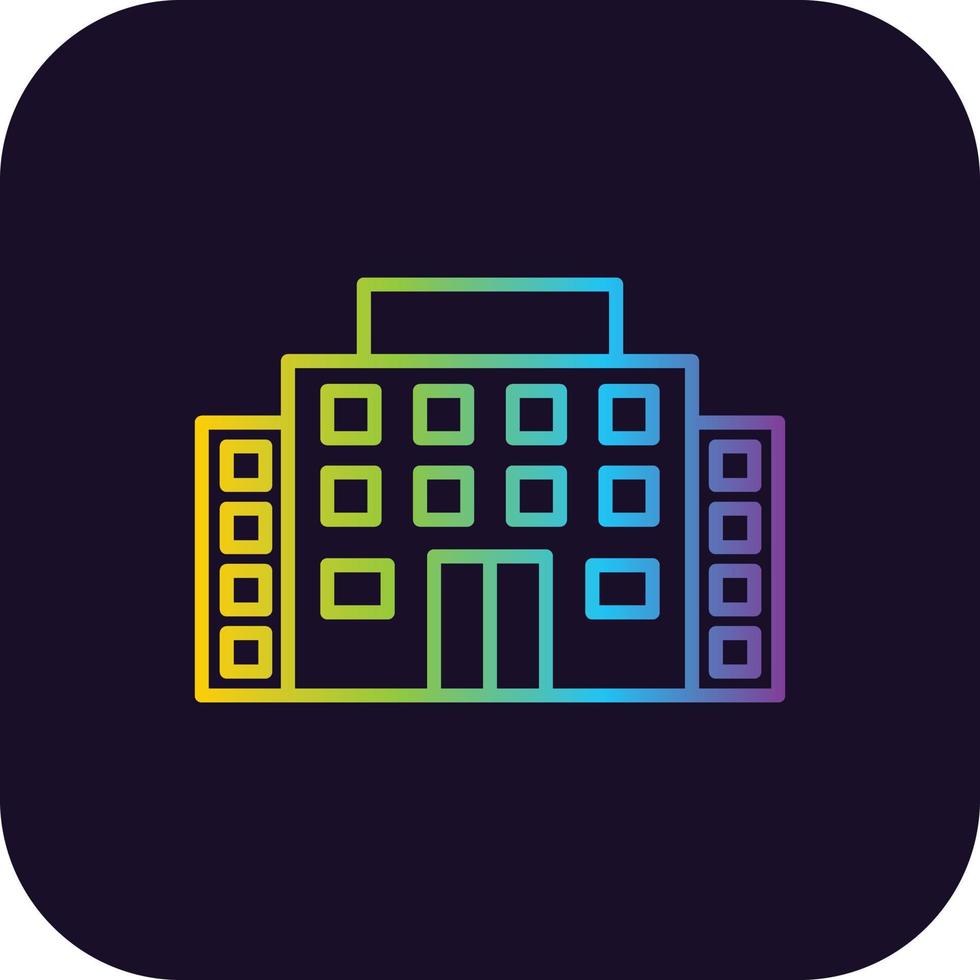 Ngo Gradient Icon vector