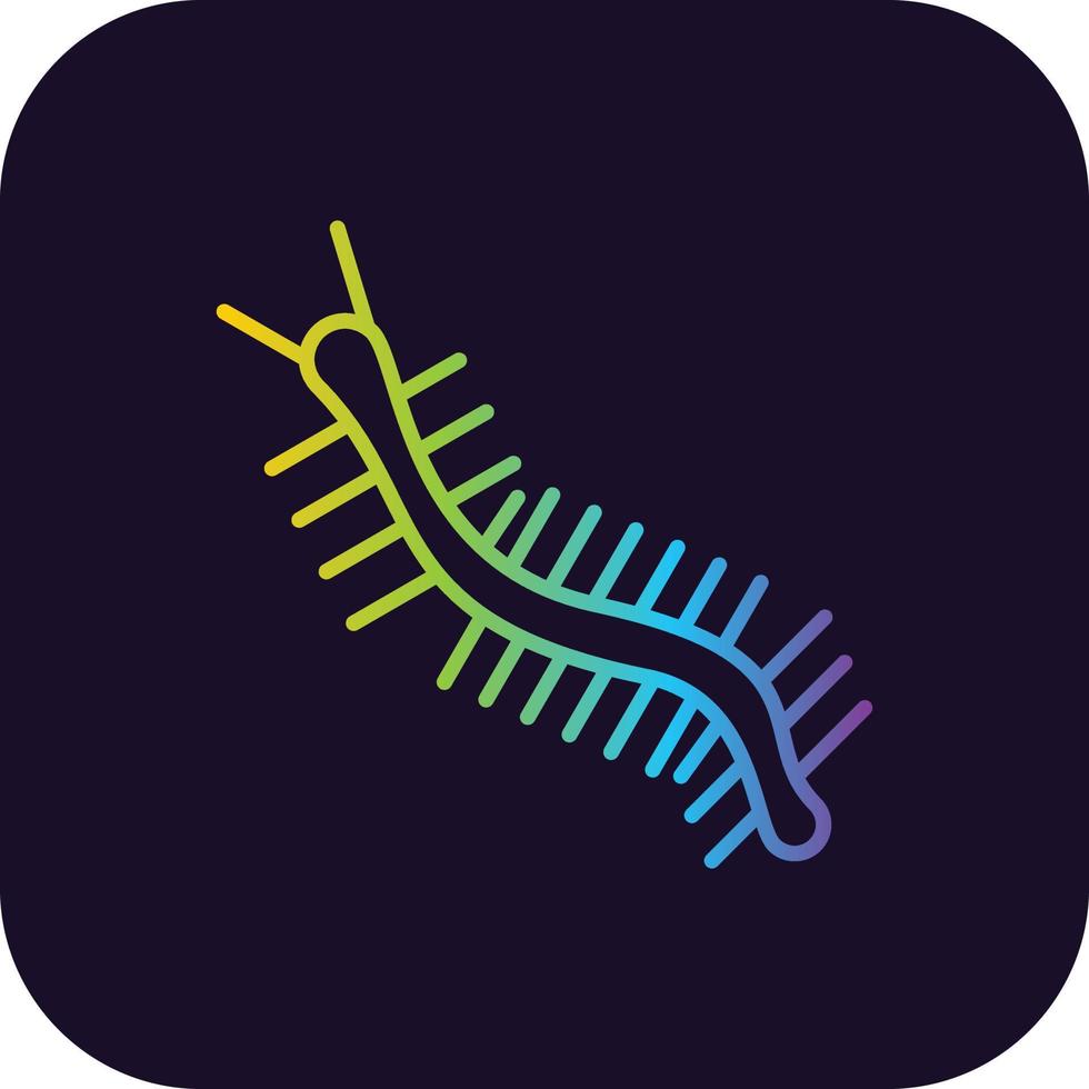 Centipede Gradient Icon vector