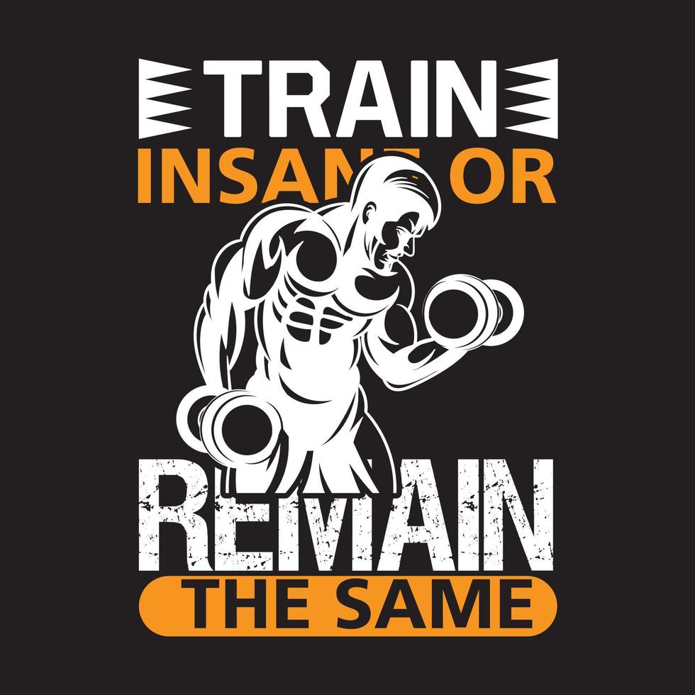 diseño de camiseta de fitness vector