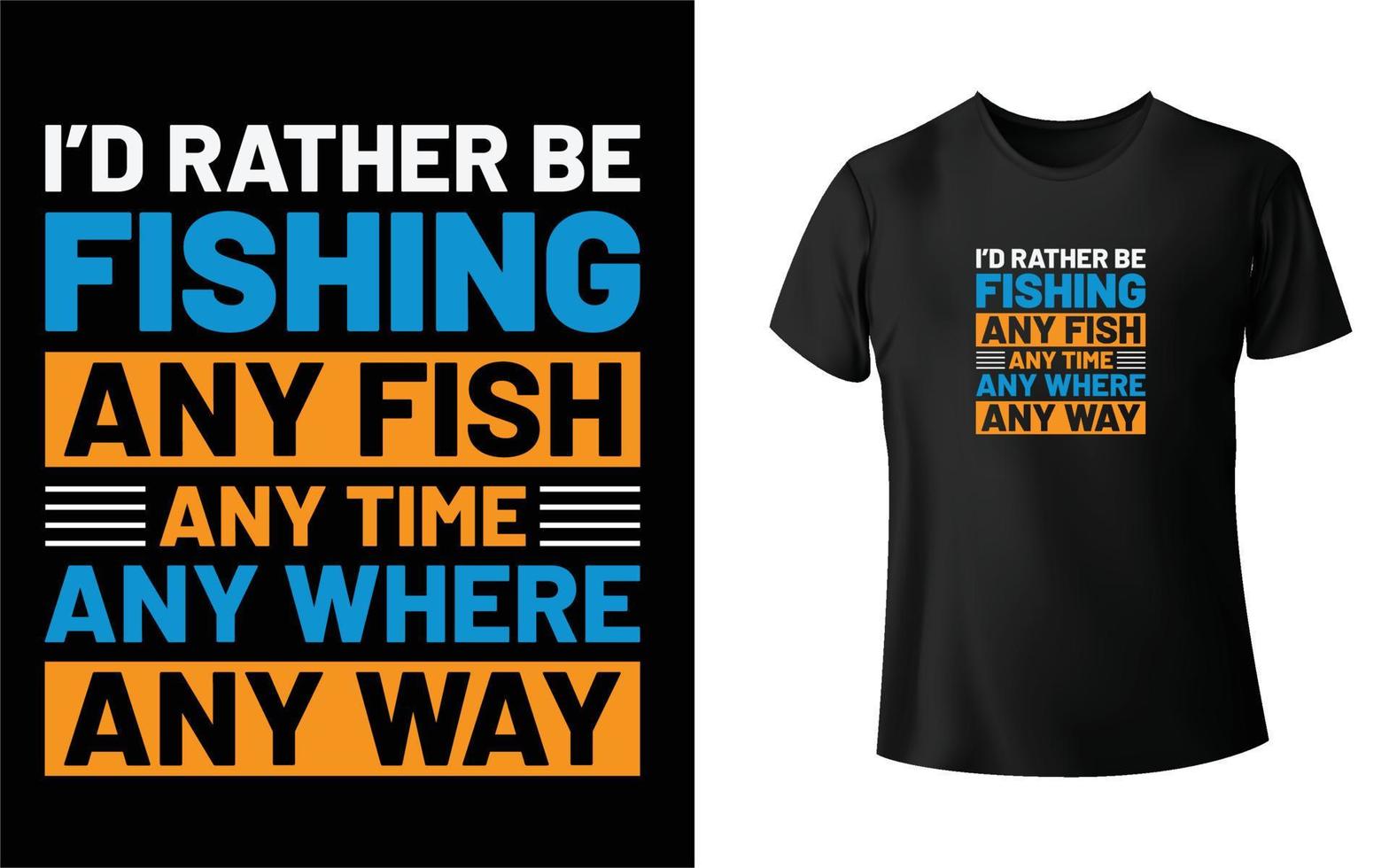 Fishing t shirt design vector