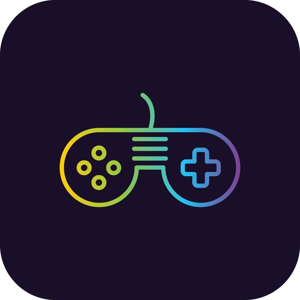 Video Game Gradient Icon vector