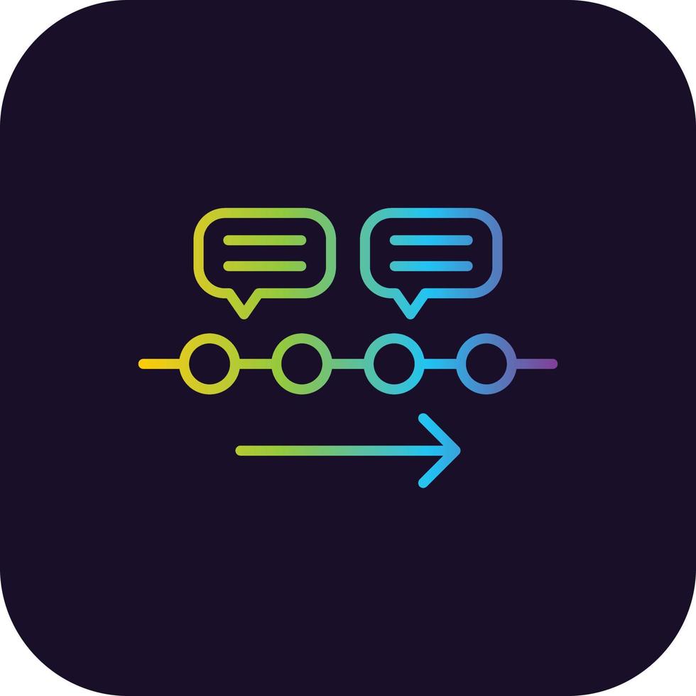 Timeline Gradient Icon 9644141 Vector Art at Vecteezy