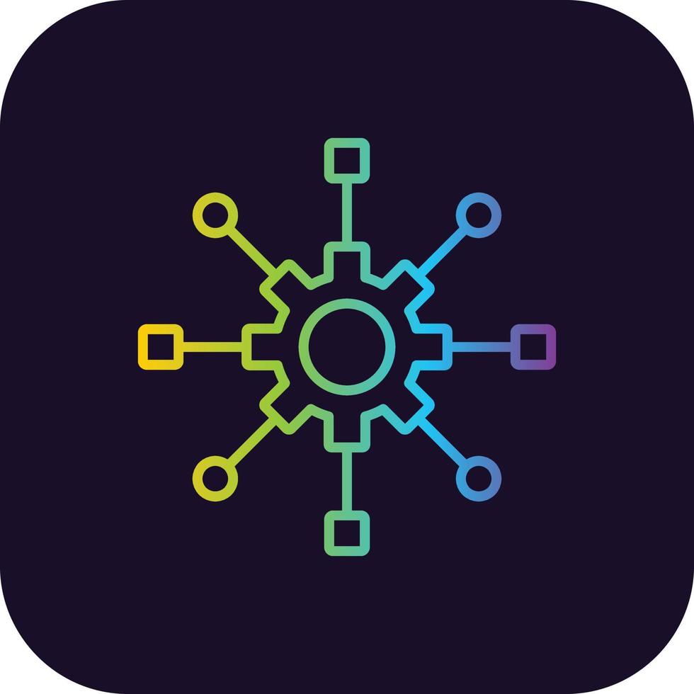 Algorithm Gradient Icon 9644149 Vector Art at Vecteezy